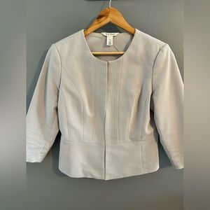 White House Black Market Women's Light Gray Blazer